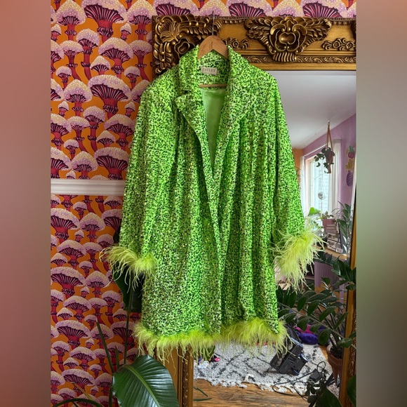 Sequin Green Party Dress💚 - Picture 4 of 7